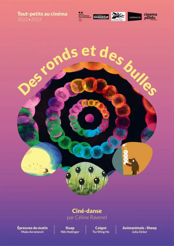 Affiche du film Des Ronds Et Des Bulles Festival Cine Junior 2023