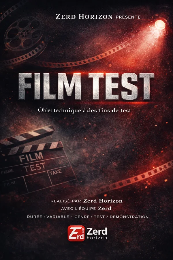 Affiche de Film Test