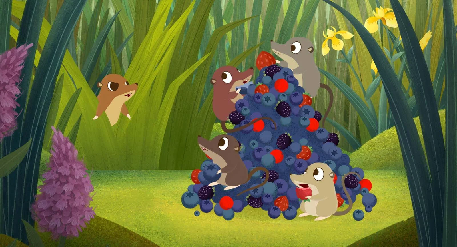 NOUVEAUX COPAINS A PUFFIN ROCK