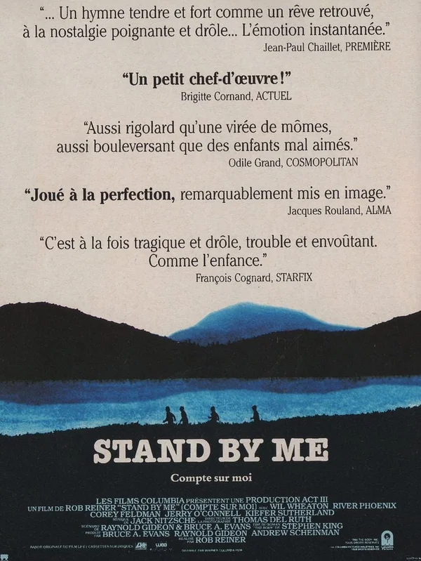 Affiche de Stand By Me  Compte Sur Moi