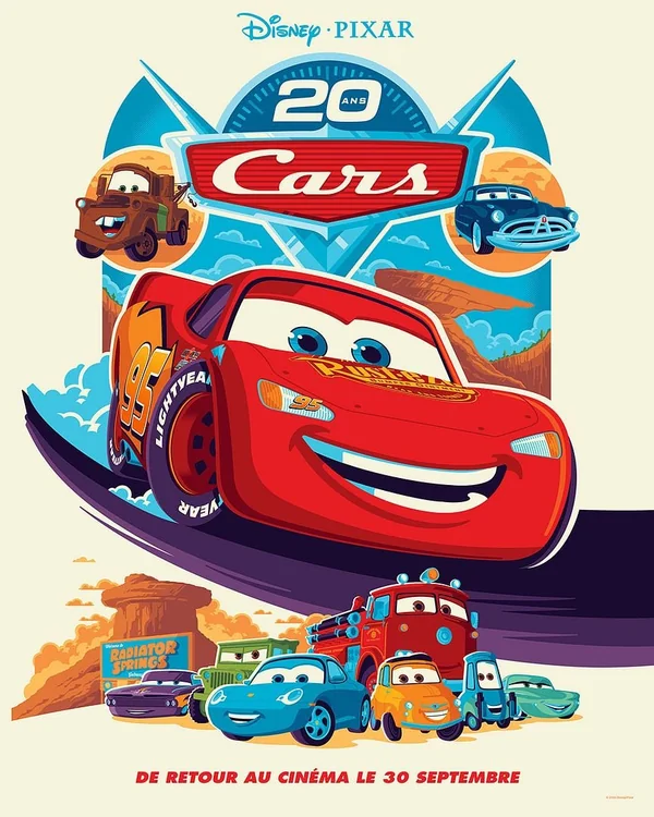 Affiche du film Cars Quatre Roues